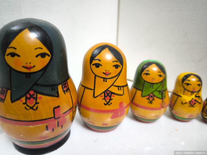 Матрешка СССР — Винтажные куклы и игрушки детства (фото 2)