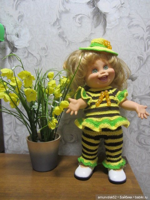 Продам комплект наряда "Пчёлка" для кукол Galoob Baby Face