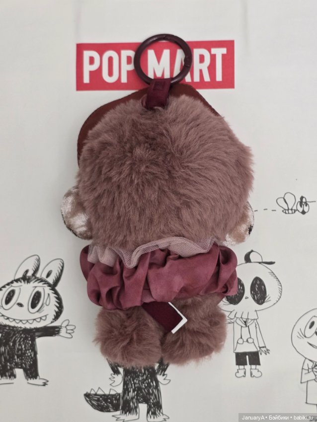 Pop Mart Skullpanda Плюшевый подвес (фото 6)