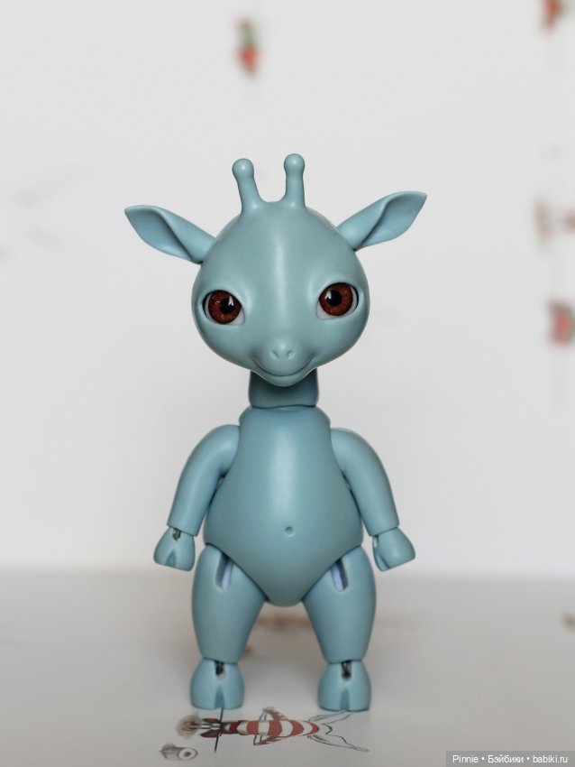 Жирафик Джонатан голубой — Авторские куклы BJD (фото 2)