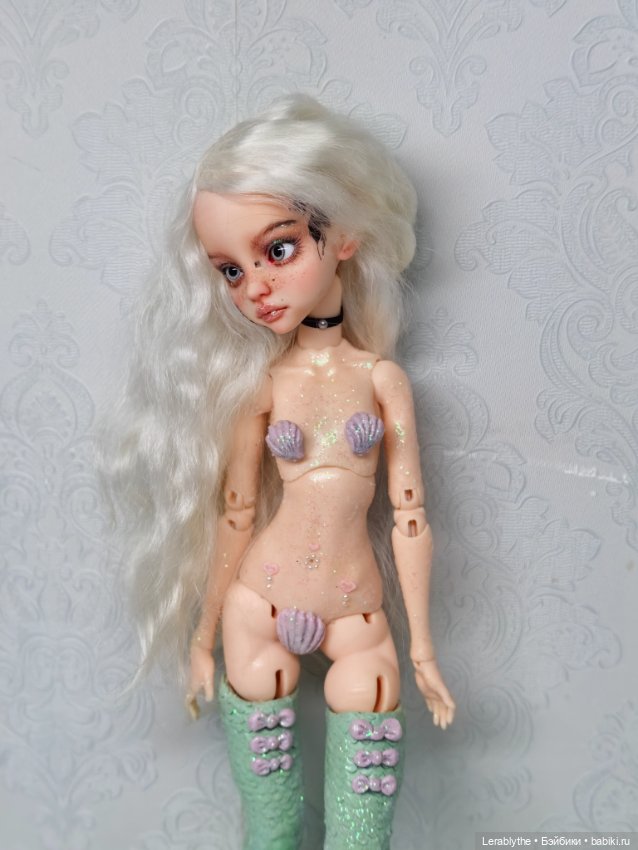 Кастомная. bjd русалка шарнирная кукла (фото 2)