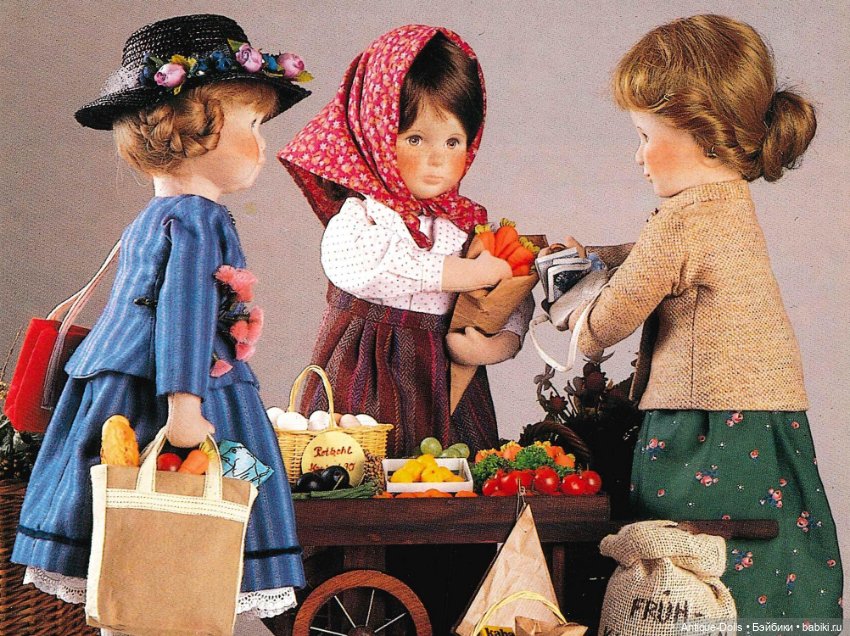 Выкройки антикварных кукол Antique-Dolls вып.1