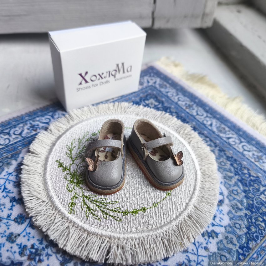 Красивые кожаные туфли для кукол Momonita, Somni и др. Atelier Momoni от Хохлома (фото 2)