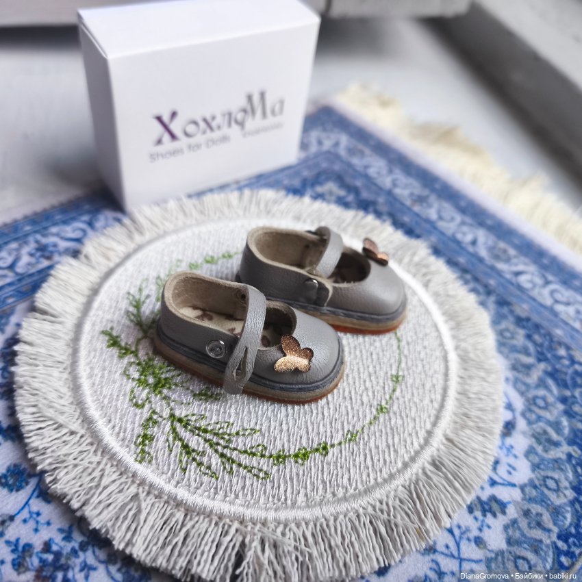 Красивые кожаные туфли для кукол Momonita, Somni и др. Atelier Momoni от Хохлома (фото 3)