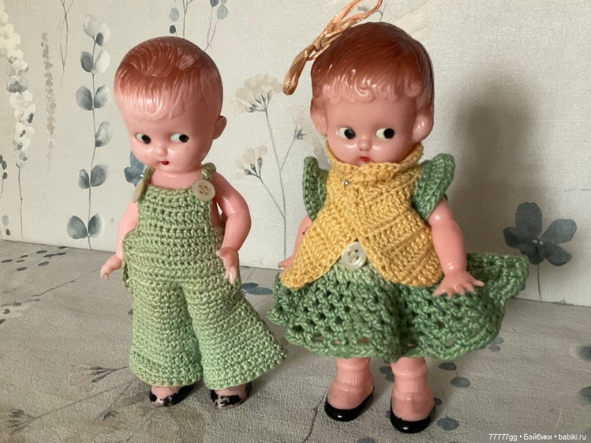 Парочка симпатяг — Винтажные куклы и игрушки детства