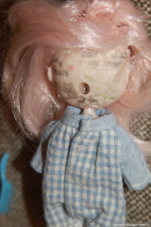 Кастом мини Blythe от Hasbro (фото 4)