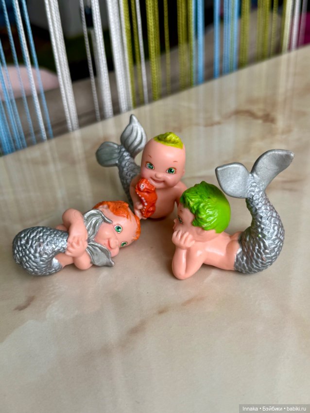 Лот 2 -пупсы Русалки Magic Diaper Babies. Galoob, 90-е (фото 2)