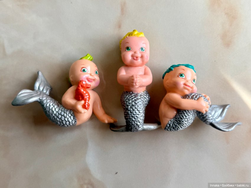 Винтажные Малыши Русалки Magic Diaper Babies Galoob, 90-е (фото 4)