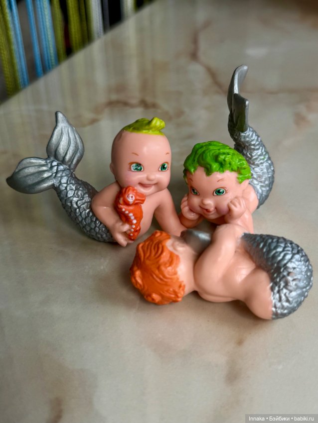 Лот 2 -пупсы Русалки Magic Diaper Babies. Galoob, 90-е (фото 4)