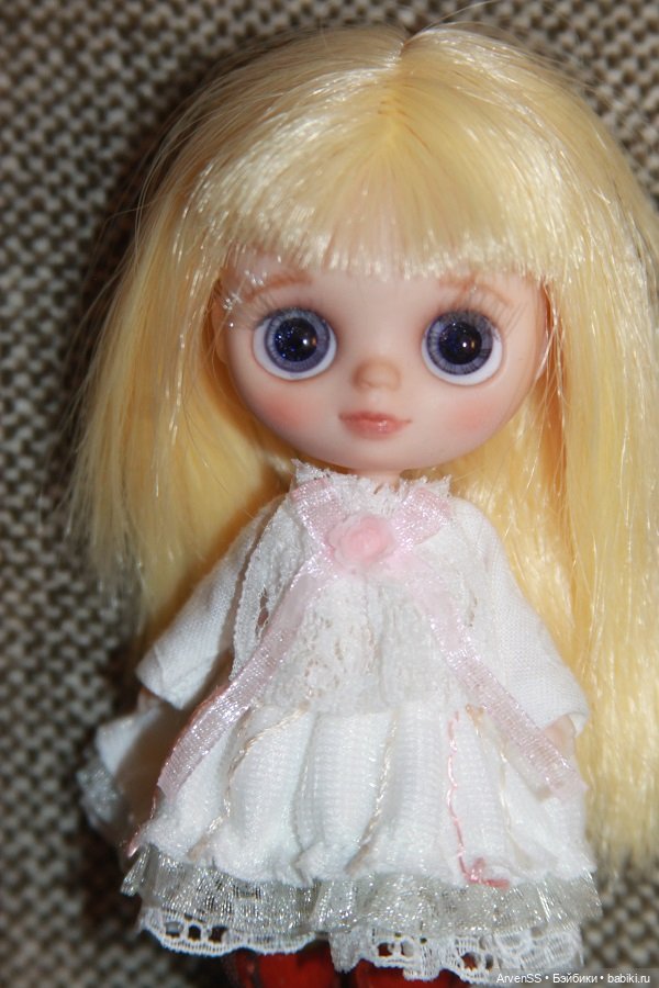 Кастом мини Blythe от Hasbro (фото 5)