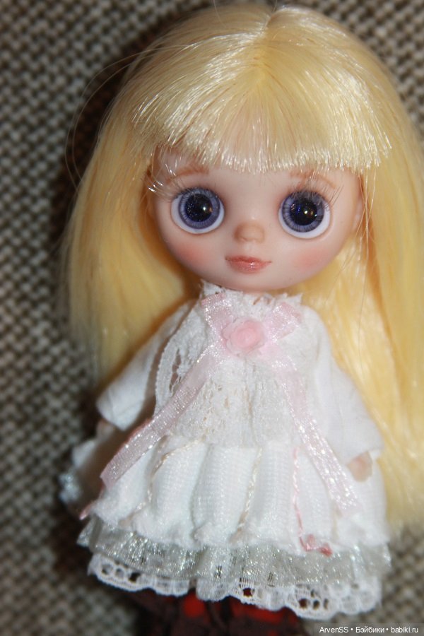 Кастом мини Blythe от Hasbro (фото 2)
