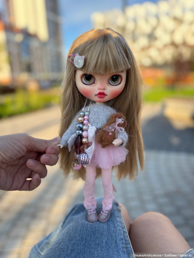 Эксклюзив из личной коллекции! Кастомная кукла Блайз (Blythe) Соня (фото 3)
