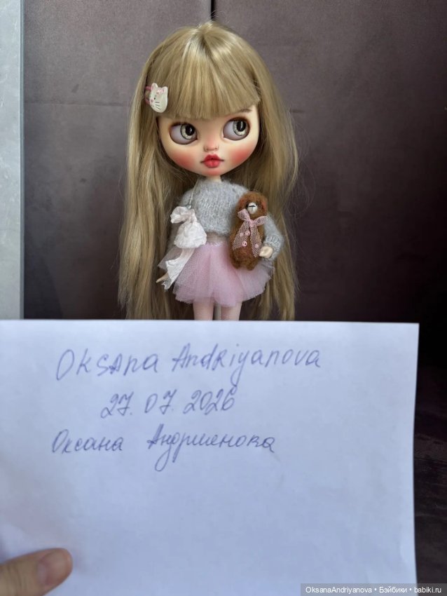 Эксклюзив из личной коллекции! Кастомная кукла Блайз (Blythe) Соня (фото 8)
