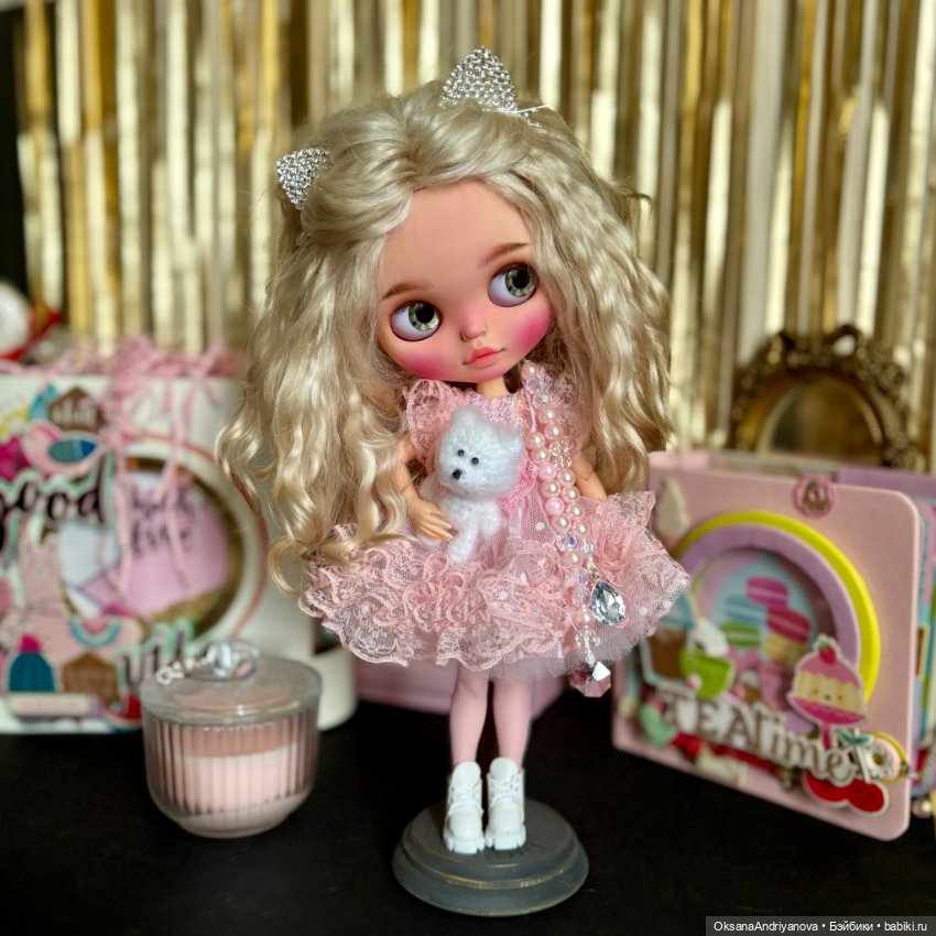 Эксклюзив из личной коллекции! Кастомная кукла Блайз (Blythe) Котенок (фото 6)