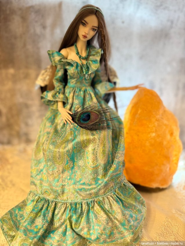 Шелковое платье — Одежда для BJD (фото 3)