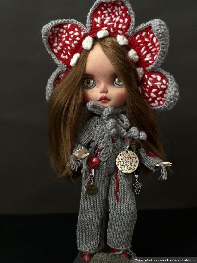 Эксклюзив из личной коллекции! Кастомная кукла Блайз (Blythe) Демогоргон