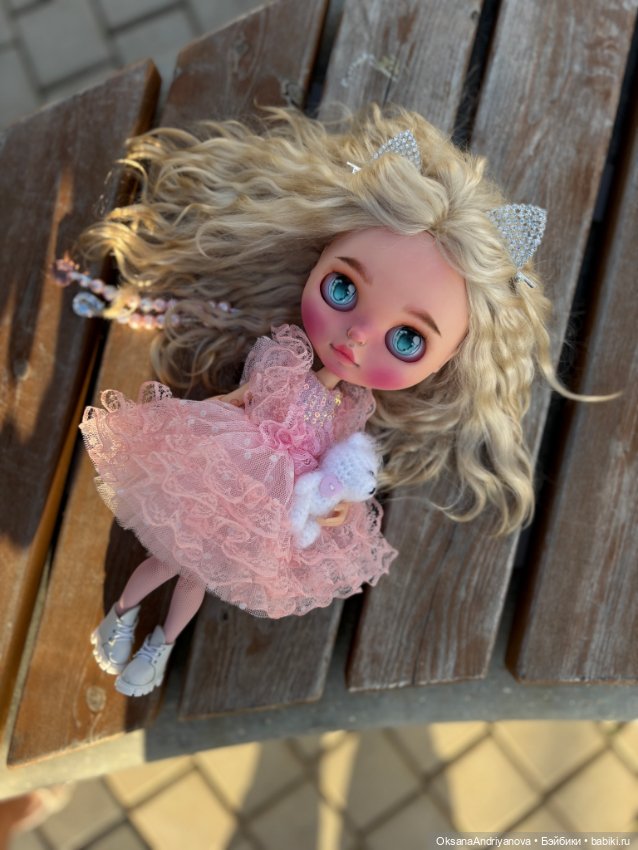 Эксклюзив из личной коллекции! Кастомная кукла Блайз (Blythe) Котенок (фото 2)