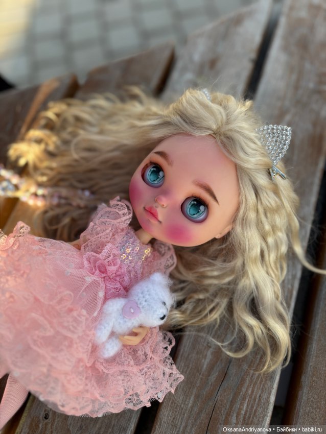 Эксклюзив из личной коллекции! Кастомная кукла Блайз (Blythe) Котенок (фото 5)