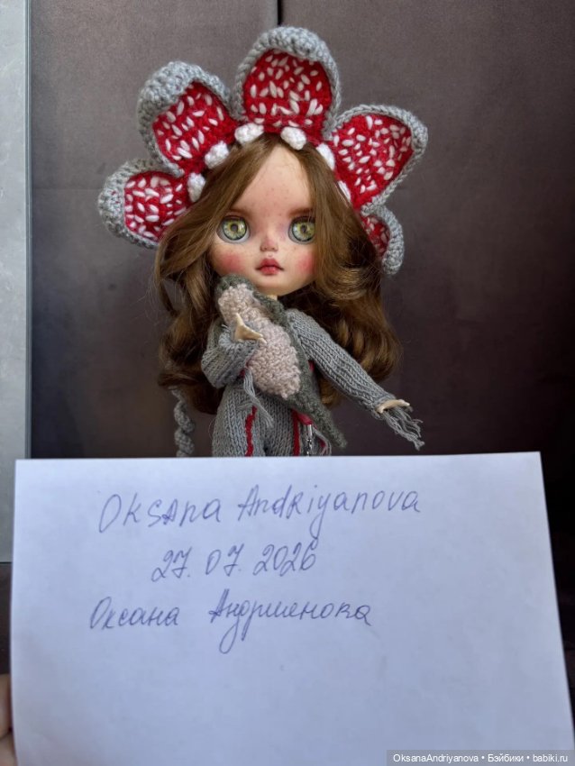 Эксклюзив из личной коллекции! Кастомная кукла Блайз (Blythe) Демогоргон (фото 8)