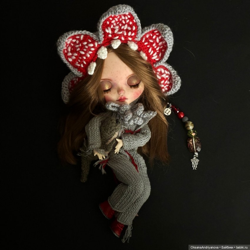 Эксклюзив из личной коллекции! Кастомная кукла Блайз (Blythe) Демогоргон (фото 4)