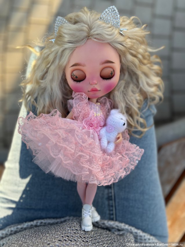 Эксклюзив из личной коллекции! Кастомная кукла Блайз (Blythe) Котенок (фото 4)