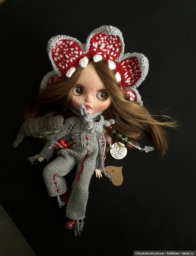 Эксклюзив из личной коллекции! Кастомная кукла Блайз (Blythe) Демогоргон (фото 2)