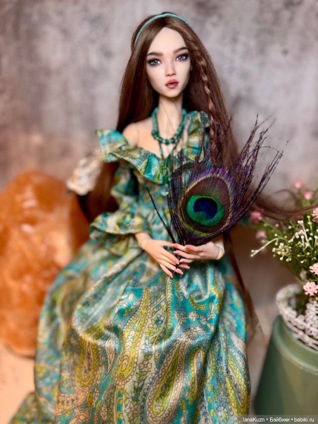 Шелковое платье — Одежда для BJD (фото 4)
