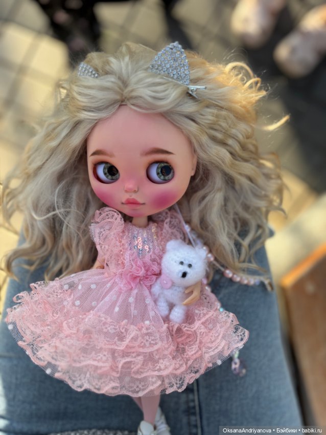 Эксклюзив из личной коллекции! Кастомная кукла Блайз (Blythe) Котенок
