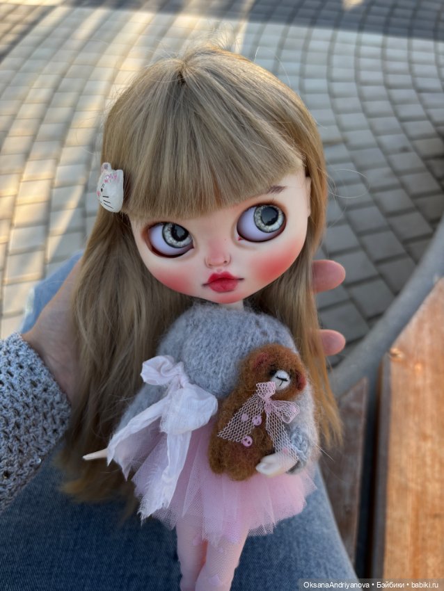 Эксклюзив из личной коллекции! Кастомная кукла Блайз (Blythe) Соня (фото 2)