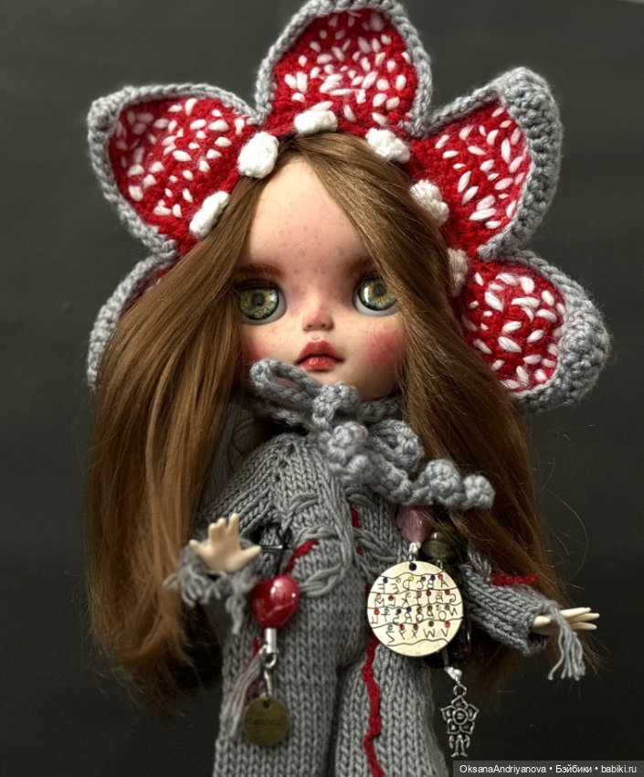 Эксклюзив из личной коллекции! Кастомная кукла Блайз (Blythe) Демогоргон (фото 7)