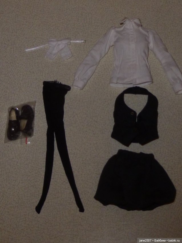 Полный аутфит Момоко Momoko Monochrome Bird новый редкий