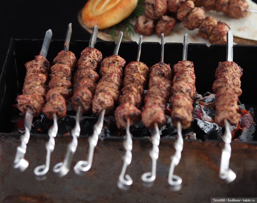 Шашлыки, масштаб 1/6 — Миниатюра для кукол (фото 5)