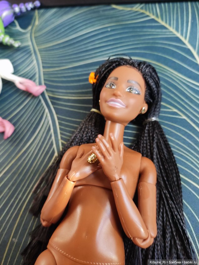 Barbie FS144 на MTM petit теле, скин afra, молд Алек (фото 6)