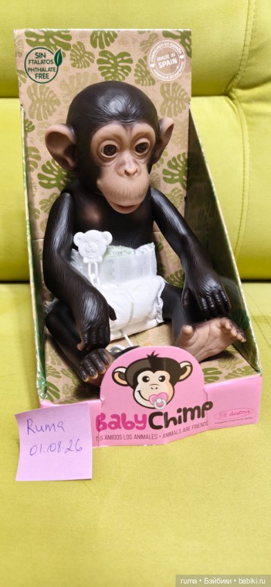 Обезьянка Baby Chimp — Куклы реборн (фото 8)