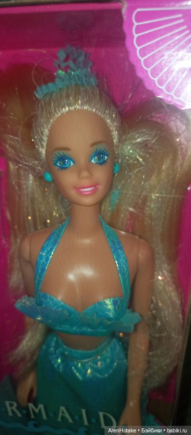 Barbie Mermaid Барби Русалка NRFB НРФБ Барби 90-х (фото 5)