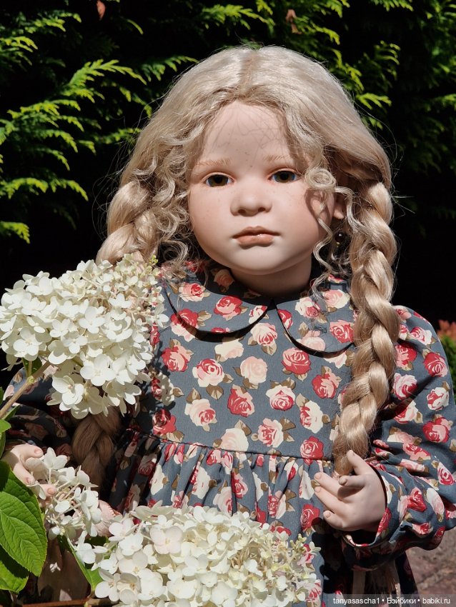 Фарфоровая кукла Ruth Treffeisen Ophelia 2006 студийная кукла (фото 6)