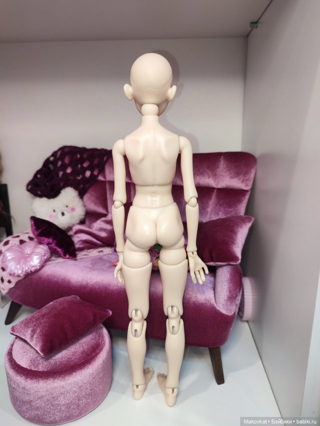Ptichka Art doll Lora (Птичка Лора) в цвете vanilla с мейком (фото 8)