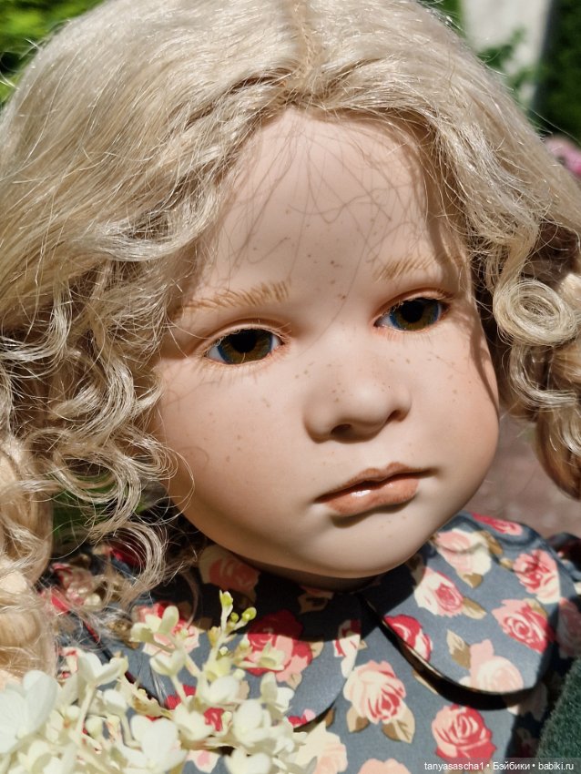 Фарфоровая кукла Ruth Treffeisen Ophelia 2006 студийная кукла (фото 5)