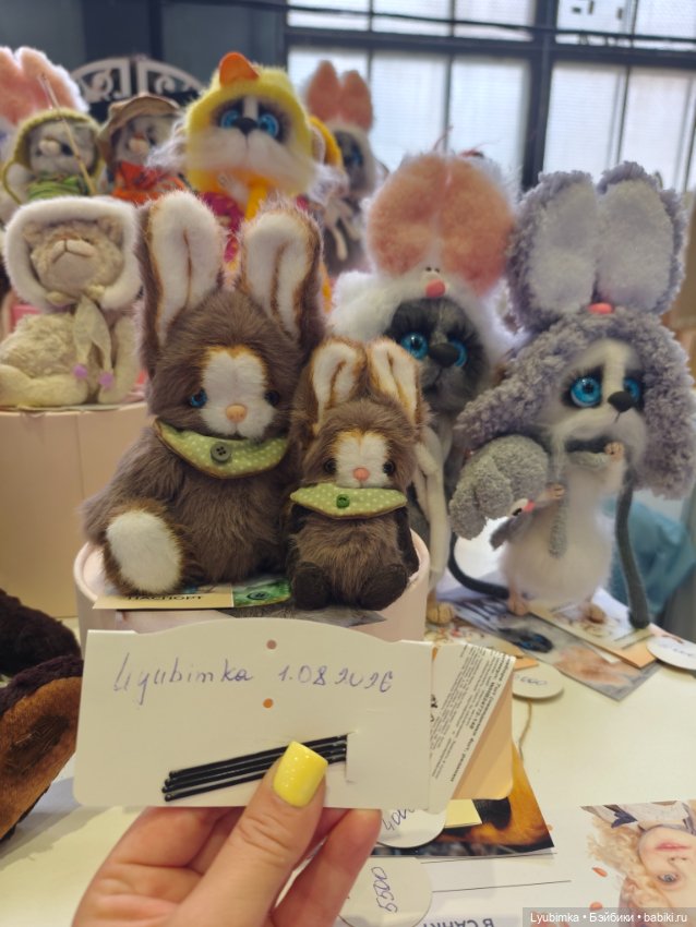 Миниатюрный зайчик — Авторские игрушки