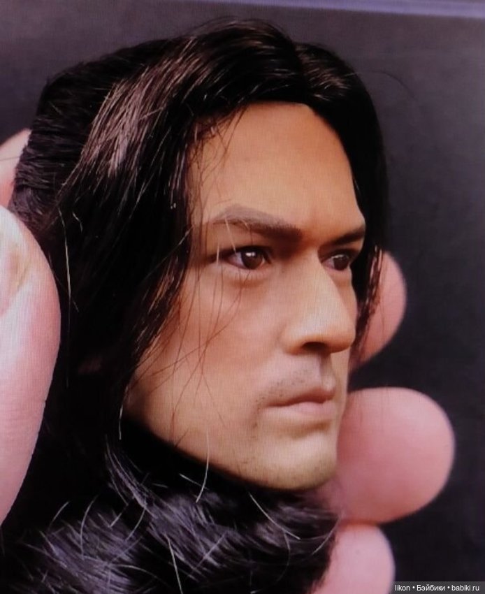 1/6, Мужская красивая скульптура Takeshi Kaneshiro, голова парня, резьба для 12-дюймовых экшн-фигуро (фото 2)