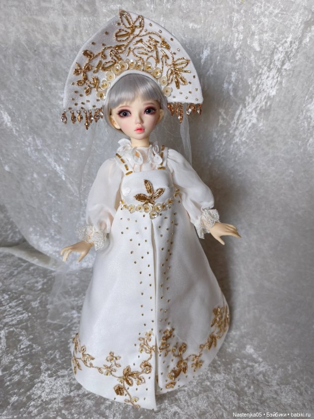 Комплект в русском стиле — Одежда для BJD