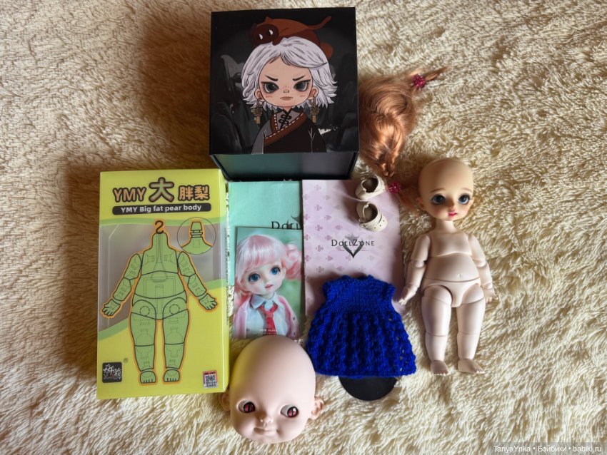 Куколка на теле YMY — Шарнирные куклы (не BJD) (фото 6)
