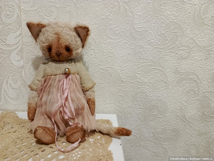 Кошечка тедди — Авторские игрушки