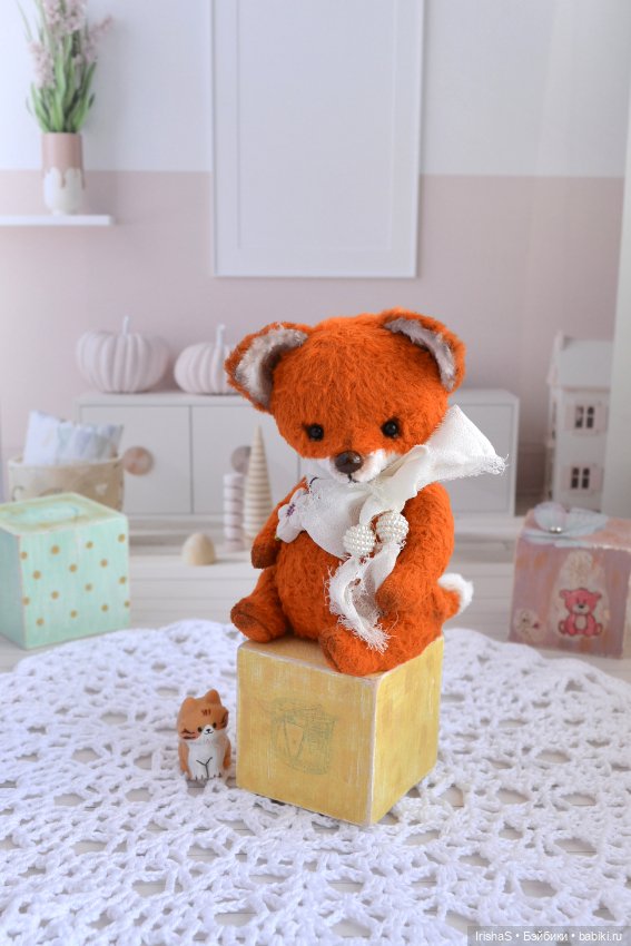 Тедди лиса, Teddy fox, лисенок (фото 5)
