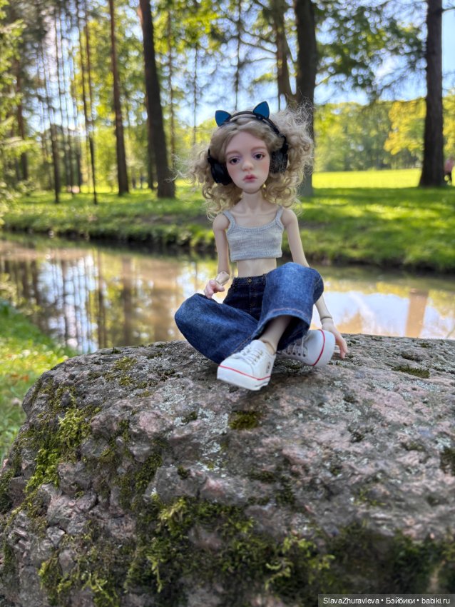 Птичка Лора, скин ваниль — Авторские куклы BJD (фото 3)