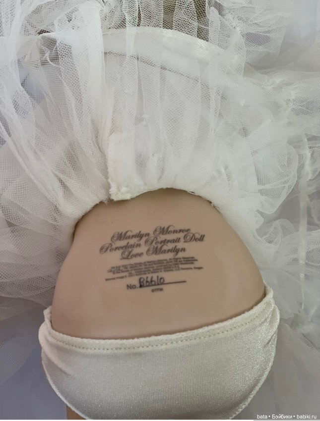 Фарфоровая кукла Marilyn Monroe от Franklin Mint Love Marilyn (фото 6)