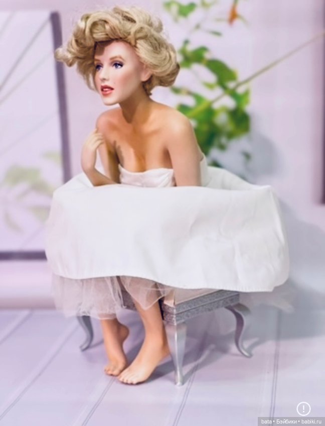 Фарфоровая кукла Marilyn Monroe от Franklin Mint Love Marilyn (фото 5)