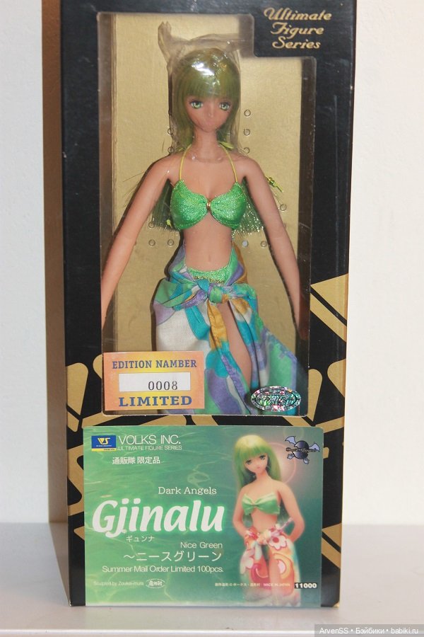 Винтажная тановая девушка Volks 1/6 Gjinalu in Nice Green из серии Dark Angels (фото 10)