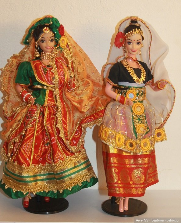 Редкая региональная Barbie Expressions of India Special Edition Doll Mystical Manipuri (1997) (фото 5)