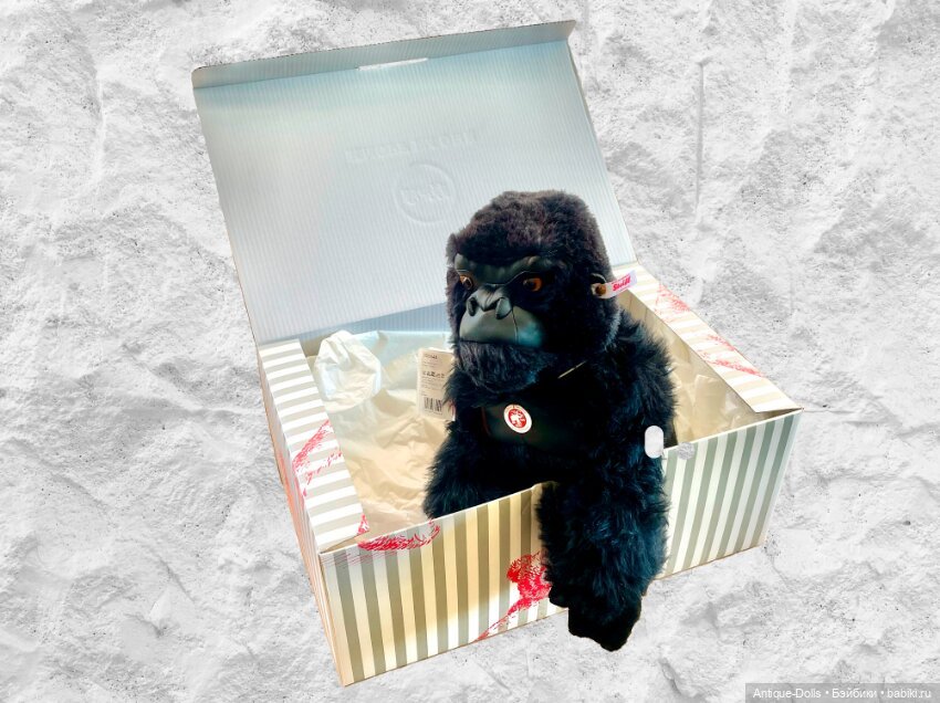 Коллекционная мягкая игрушка Steiff King Kong №59/750, 2019, 42 см